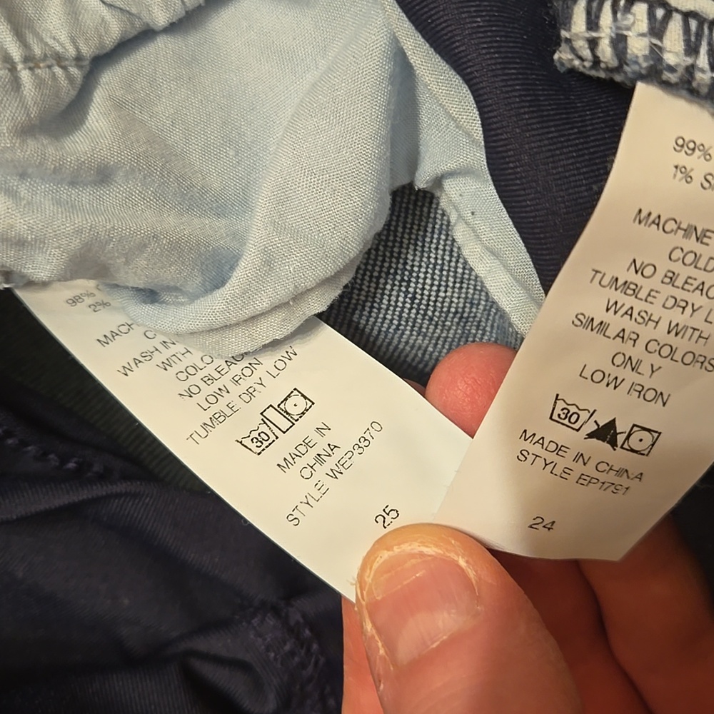 Women's Blue Maternity Jeans Size 24&25 - Picture 5 of 6